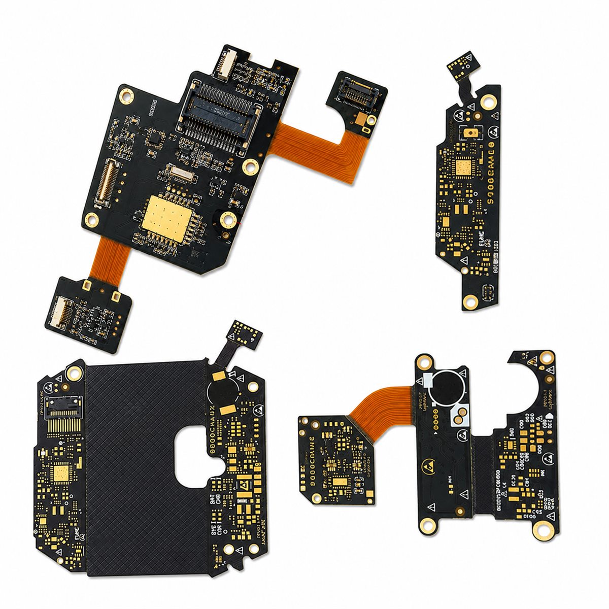 Black rigid-flex FPC module sample set