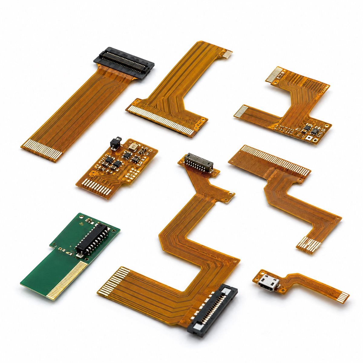 Custom FPC port connector set examples