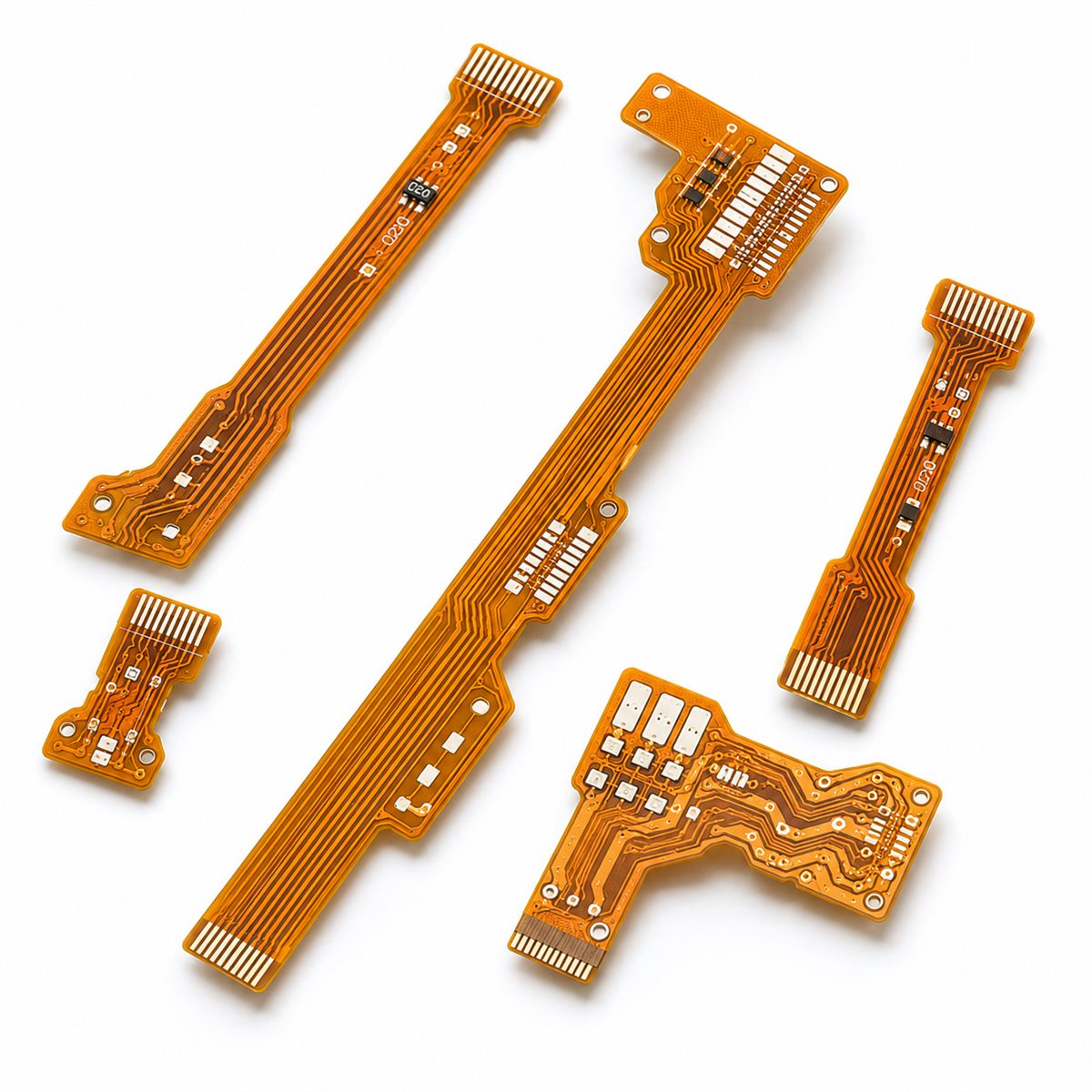 Custom orange FPC connector cable examples