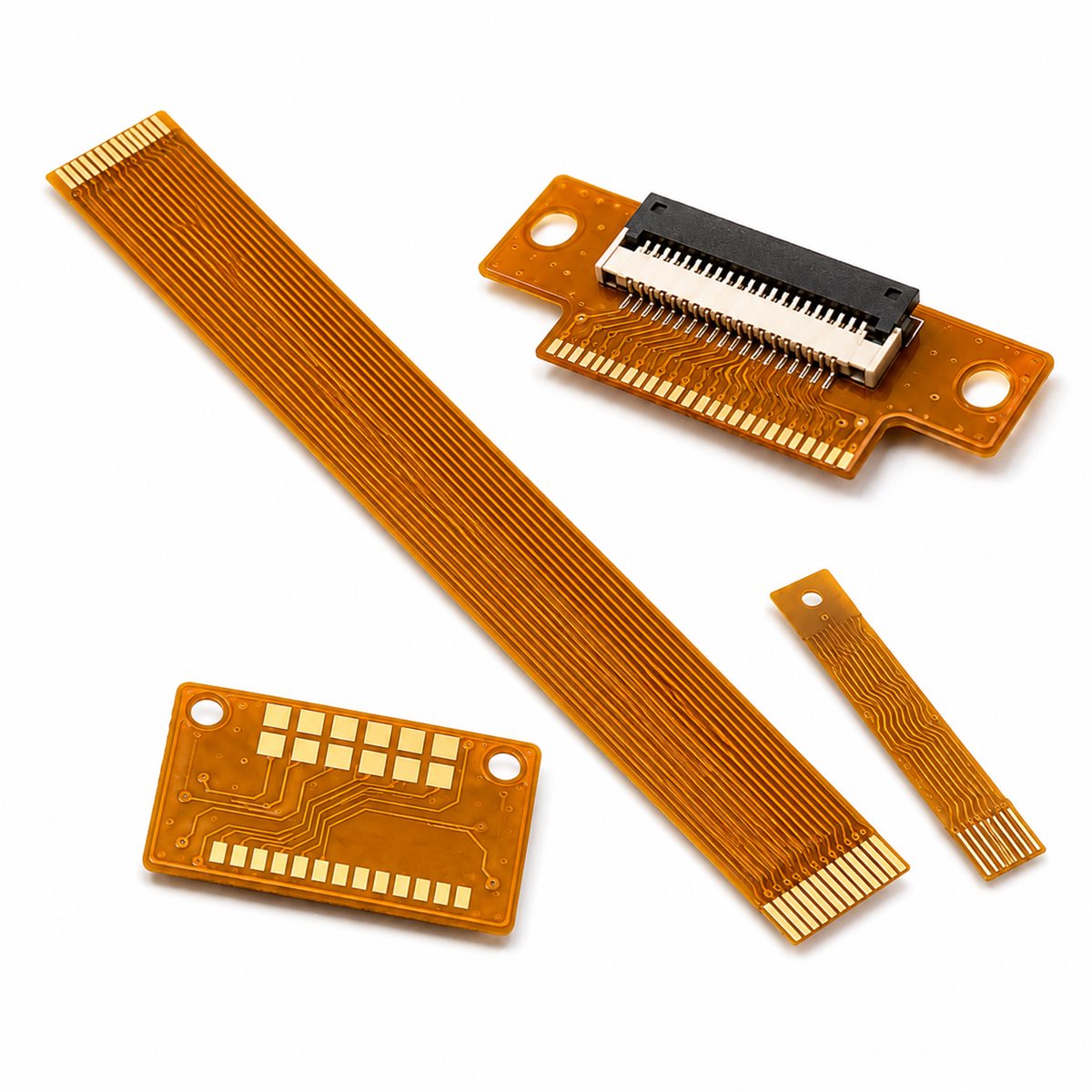Wide FPC connector adapter examples