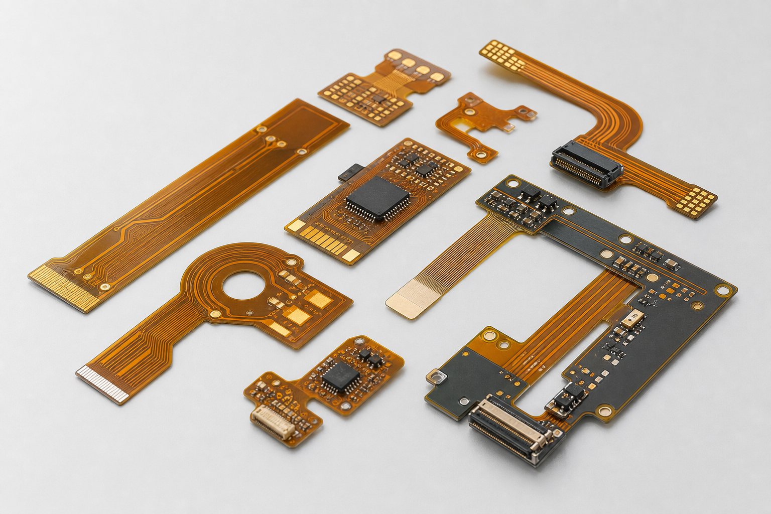 Custom flexible printed circuit samples